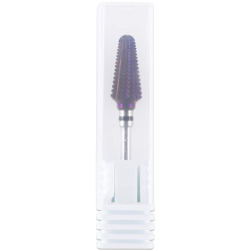 PANA Purple Tornado Nail Carbide Bit - Two Way Rotate use for Both Left and Right Handed - Fast remove Acrylic or Hard Gel - 3/32" Shank - Manicure, Nail Art, Drill Extra Coarse - BeesActive Australia