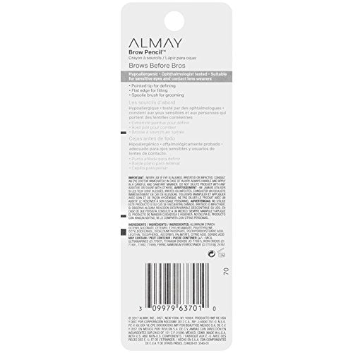 Almay Brow Defining Pencil, Dark Blonde 801, 0.0028-Ounce Packages (Pack of 2) - BeesActive Australia