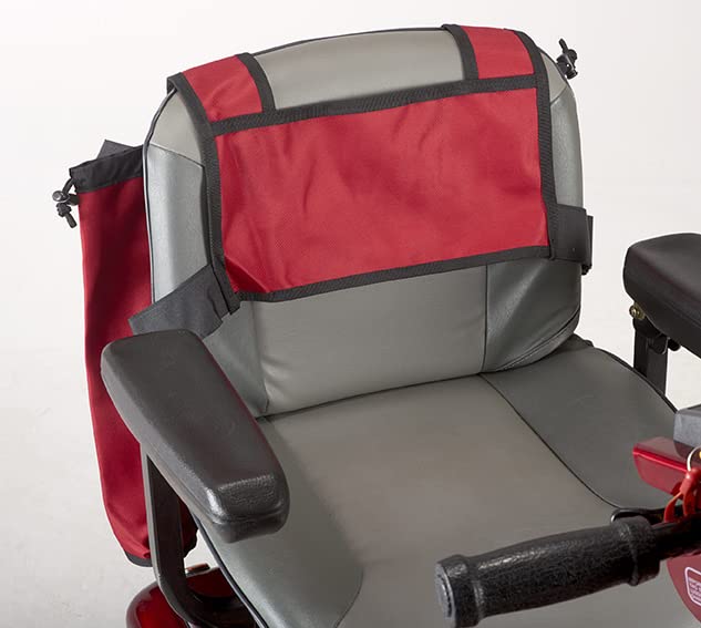 Ducksback Mobility Scooter Bag Crutch/Walking Stick Holder Shopping and Storage Red - BeesActive Australia