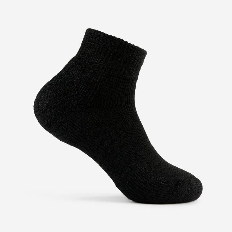 thorlos mens Gmx Max Cushion Golf Ankle Socks Large Black (3 Pairs) - BeesActive Australia