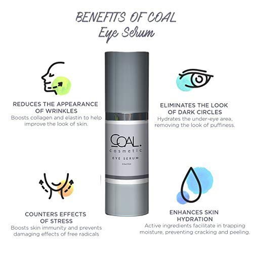 Coal Cosmetic Eye Serum-Premium Under Eye Treatment-Diminishes Dark,Puffy Under Eyes and Fills Fine Lines and Wrinkles - BeesActive Australia