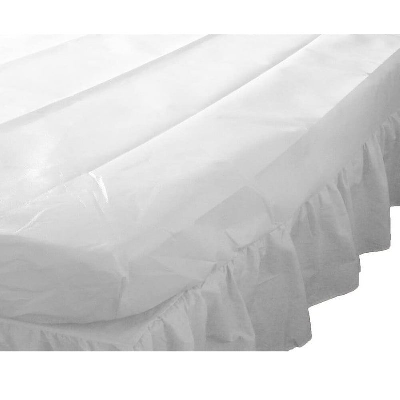 NRS Healthcare Incontinence Care Waterproof Bedding Protector - Fitted Mattress Cover Single - BeesActive Australia