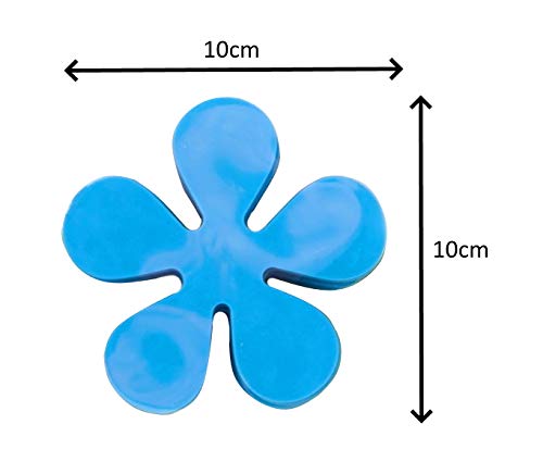 Non Slip Baby Bath Mats With Suction Pads Pack Of 16 Mini Child Safety Anti Slip Shower Mats Flower, Star, Foot, Star Fish (Flower) - BeesActive Australia