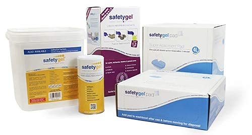 SafetyGel 360g Shaker Pot of SafetyGel Super Absorbent Granules - Ideal for absorbing large spills of aqueous materials, vomit, blood and mucus - BeesActive Australia