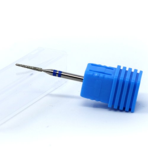 NMKL38 Diamond E-file Nail Drill Bit for Manicure Pedicure, Russian Electric File Bits, Efile Cuticle Bits Salon Tool (Medium - 1.2x10) Medium - 1.2x10 - BeesActive Australia