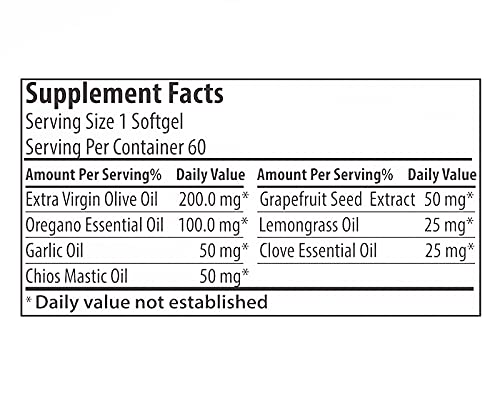 Zane Hellas Candidfree Softgels. Oregano Oil Power. Candida Support. Gut Health Support. Colon Health Support. Intestinal Flora Support. 100% Herbal Solution. 120 Softgels. Pack of 2. - BeesActive Australia