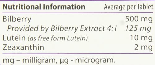 Vitabiotics Ultra Bilberry, Lutein and Zeaxanthin - 30 Tablets (Pack of 2) 30 count (Pack of 2) - BeesActive Australia