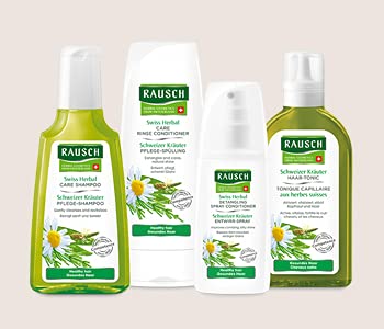 Rausch Swiss Herbal Hair Tonic (Refreshes, Prevents Dandruff and Reduces Itching - Vegan), Pack of 1 (1 x 200 ml) - BeesActive Australia