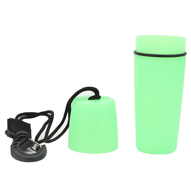 Alomejor Waterproof Container Bottle Capsule Container Dry Storage Bottle Floating Water Contaioner for Boating Swimming Green - BeesActive Australia