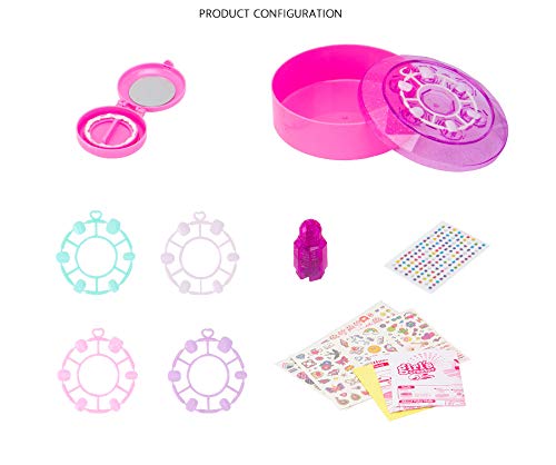 JOYSAE Nail Art & Color Tatto Set, Emoji Pedicure and Manicure Kit - Girls 5 to 10 Years Old - BeesActive Australia