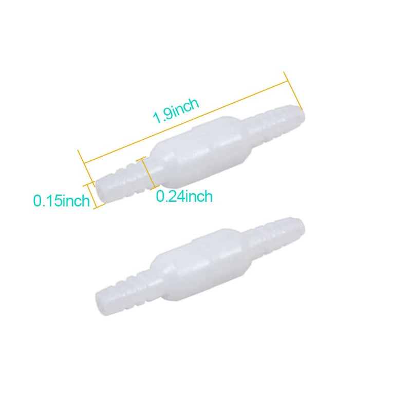 10pcs Oxygen Tubing Swivel Connector, Oxygen Tubing Connector, Avoid Tangling of Tube 360° Rotation - BeesActive Australia