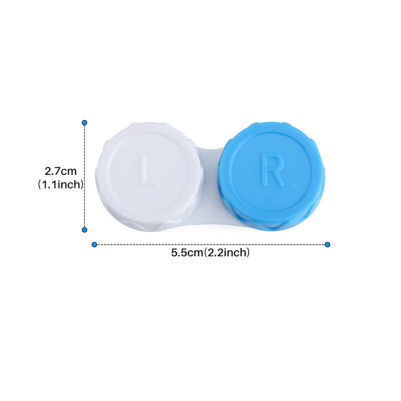 3 Pack Contact Lens Cases Contact Lens Holder Box Left/Right Eyes Contact Lens Container, 3 Colors A3YJH (1) - BeesActive Australia