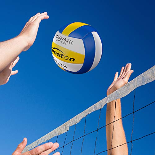 Senston Soft Volleyball - Waterproof Indoor/Outdoor for Beach Play, Game,Gym,Training Official Size 5 blue - BeesActive Australia