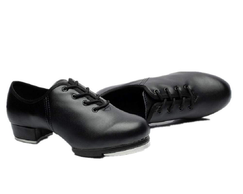 [AUSTRALIA] - BeiBestCoat Beginner Tap Dance Shoe-Jazz Tap Dacncing Shoes for Girls,Boys(Toddler,Little Kid) (6.5 k) Black 