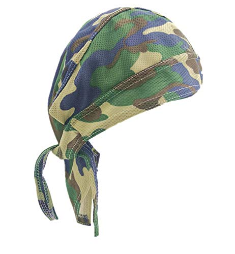 Doo Rags for Men, Head Wraps Dew Rags Bandana Beanie for Cycling Motorcycle 4pcs Camouflage - BeesActive Australia
