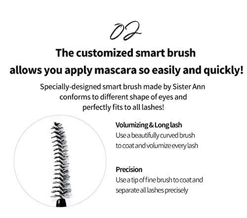 [SISTERANN] SMART POWERPROOF MASCARA (01_BLACK) 01_BLACK - BeesActive Australia