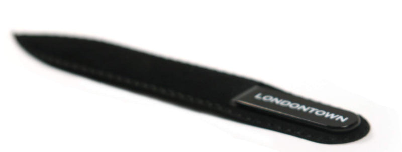 LONDONTOWN Black Glass Nail File, 0.48 oz. - BeesActive Australia