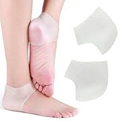 Moisturizing Heel Support and Skin Softening Gel Heel Sleeves for Heel Pain Relief, Heel Fissures, Dry Cracked Heel Repair, Protective Cushioning for Plantar Fasciitis by JERN for Men and Women - BeesActive Australia