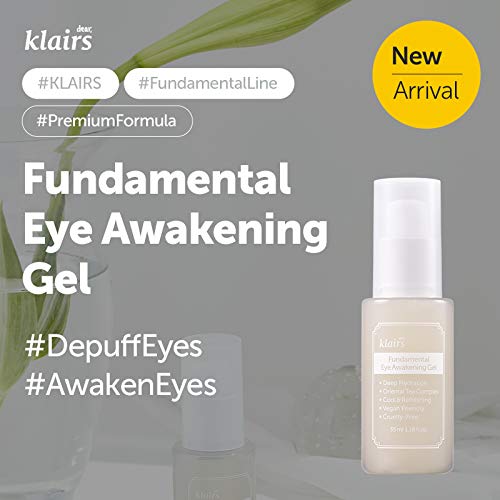 [Dear Klairs] Fundamental Eye Awakening Gel 35ml | Vegan, Improves dark circles with de-puffing and anti-oxidizing - BeesActive Australia