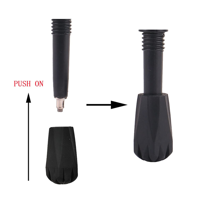 Diooid Trekking Pole Accessories Rubber Tips Snow Support Mud Support for Hiking Poles for All Common Trekking Poles, Hiking Sticks, Nordic Walking Poles with a Inner Diameter of 11mm/0.43" 6 - BeesActive Australia