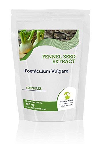 Fennel Seed Extract 480mg Foeniculum Vulgare 180 Capsules - LetterBox Friendly UK Fast Delivery - - BeesActive Australia