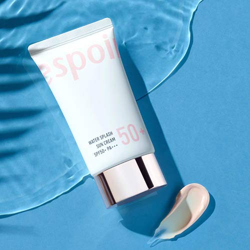 ESPOIR Water Splash Sun Cream 60ml SPF50+PA+++ | Water Droplet-Bursting Moisture Bomb Sun Cream For a Refreshing Feeling Up While Keeping the Moisture Original-Old 2.03 Fl Oz (Pack of 1) - BeesActive Australia