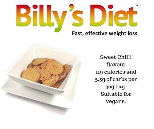 Billy's Diet | Diet Snacks Variety Pack | Low Calorie - Low Carb - High Protein - Vegetarian | Pack of 7 x 30g 30 g (Pack of 7) - BeesActive Australia