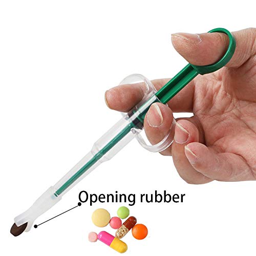 Western Era Pet Pill Dispenser, Pill Gun Shooter Tablet Soft Tip Syringe Medical Feeding Tool Kit for Dogs Cats Small Animals (Blue) (1 Piece) - BeesActive Australia