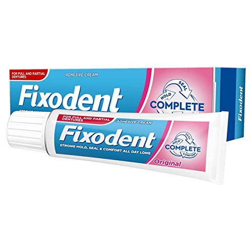 Fixodent Original Denture Adhesive Cream 40g & Steradent Active Plus Denture Cleansing Tablets 30 pack Bundle - BeesActive Australia