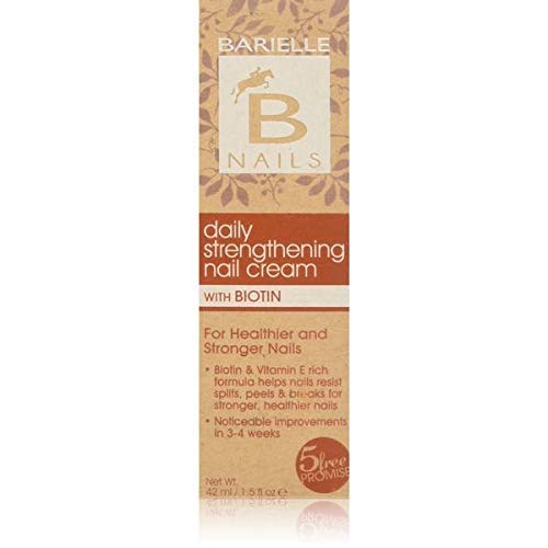 Barielle Nails Daily Strengthening Nail Cream with Biotin 1.5 Ounce - for Splitting, Brittle, Ridged, Breaking, Soft and Damaged Nails, Leaves Nails Strong, Healthy and Revitalized - BeesActive Australia