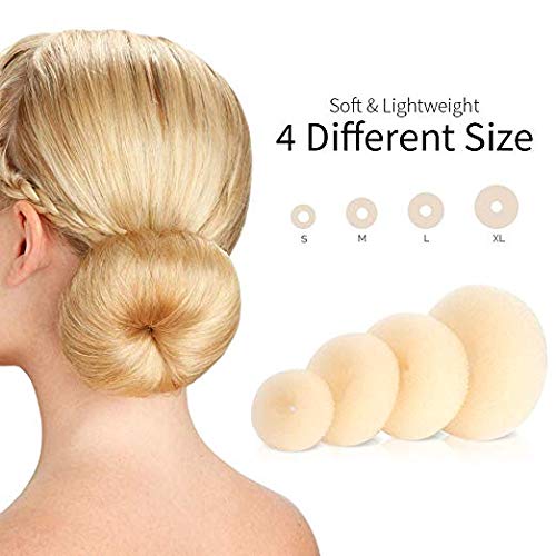 Teenitor Bun kit with 20pcs Blonde Girls Bun Net, 4pcs Hair Bun Maker and 20pcs U Shaped Hair Pins - BeesActive Australia