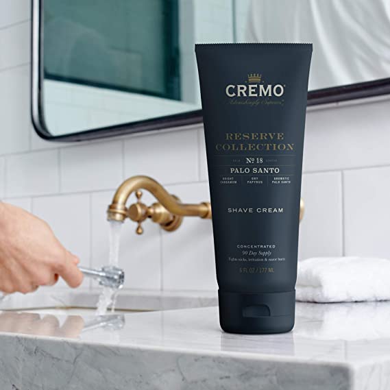 CREMO - Reserve Collection Palo Santo Concentrated Shave Cream For Men | Fights Razor Burns | 177ml - BeesActive Australia