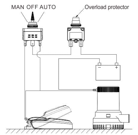 [AUSTRALIA] - SEAFLO 02-Series Bilge Pump Float Switch for 12V, 24V, 32V 