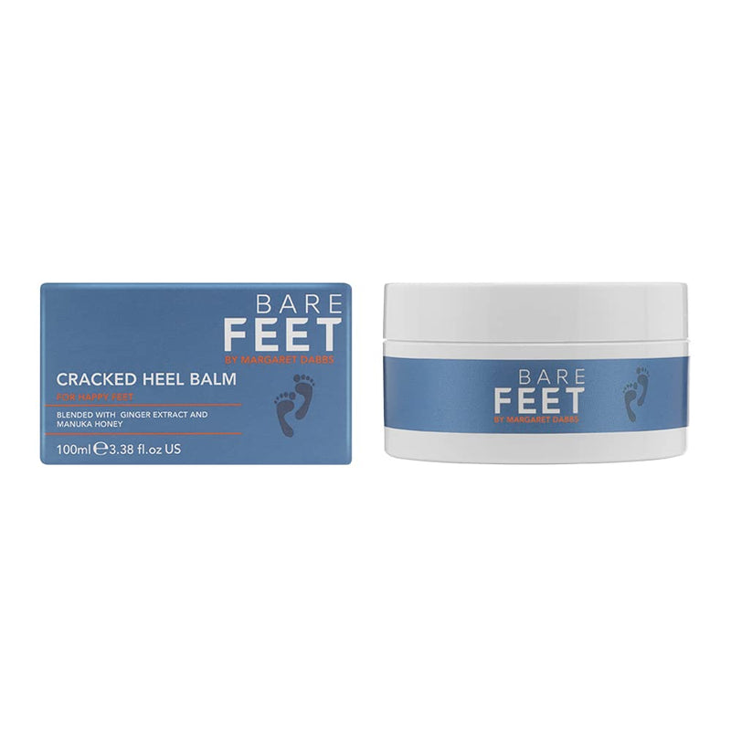 Bare Feet by Margaret Dabbs Cracked Heel Balm (100ml Travel-sized), Foot Care Balm Relief For Dry, Cracked, Rough Heels - BeesActive Australia