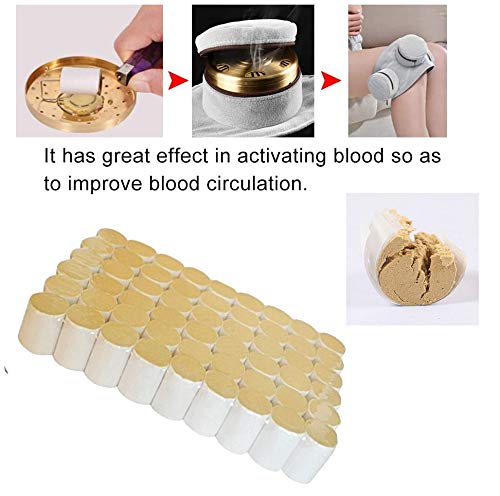 EightSpace Moxa Rolls for Moxibustion Pure Handmade,Natural Moxa Rolls Sticks -10-Years Purity 60:1 Ratio 54 Rolls Sticks Pure Moxibustion - BeesActive Australia