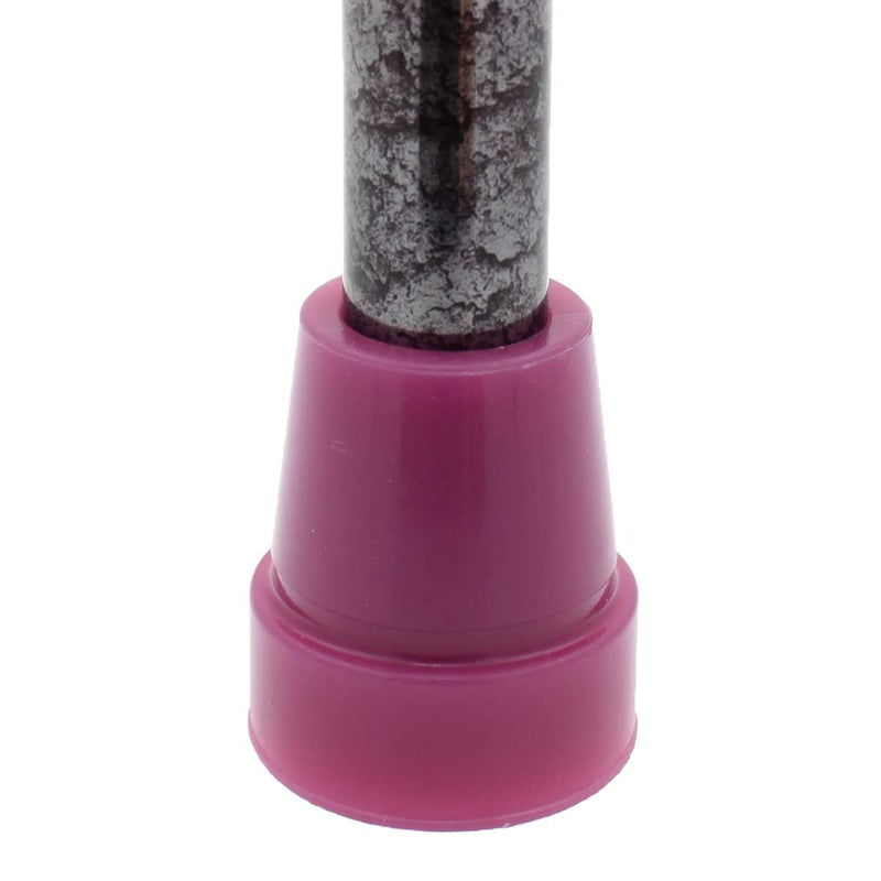 2Pcs: 19mm 3/4" Glow in the Dark Rubber Ferrules For Walking Sticks - Purple - by Lifeswonderful - BeesActive Australia