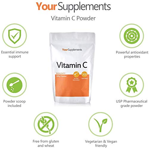 Vitamin C Powder � 200g Ascorbic Acid � 100% Pure British Pharmaceutical Grade � Non-GMO� 200 g (Pack of 1) - BeesActive Australia
