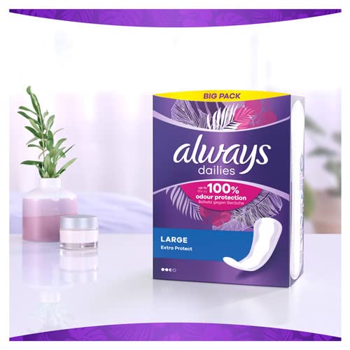 Always Dailies Large Panty Liners Big Pack 52 per pack (PACK OF 2) 52 Count (Pack of 2) - BeesActive Australia