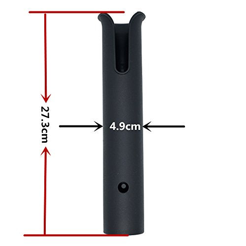 Wall Mounted Fishing Rod Holders Tubes Links Fishing Rod Holder Rack Rests 1-pole-black - BeesActive Australia
