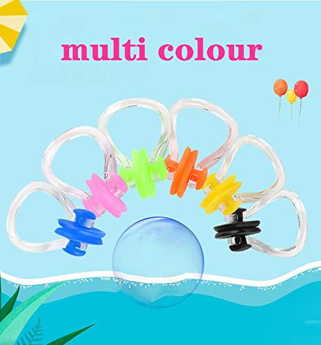 Minelife 18 Pcs Silicone Swimming Nose Clips Nose Plugs, Waterproof Nose Protector for Kids, Adults, Swimming, Surfing and Training(6 Colors) - BeesActive Australia