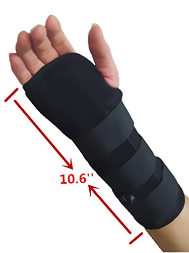 Forearm and Wrist Support Splint Brace Forearm Immobilizer Brace (Left hand) 10.6 Inch (Pack of 1) - BeesActive Australia