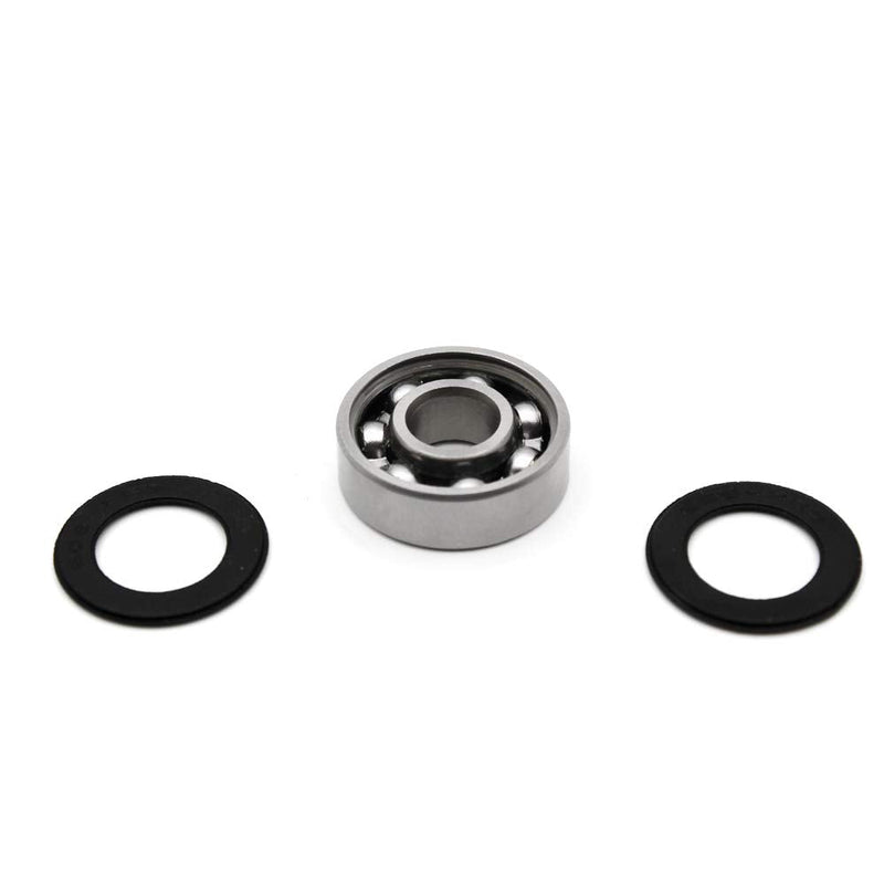 Wellgo 608-2RS Ball Bearings Skateboard Bearings Double Rubber Sealed Shielded Miniature Deep Groove Bearings 8mm x 22mm x7mm for Skateboards Inline Skate Scooter Roller Blade Skates etc -10pcs - BeesActive Australia