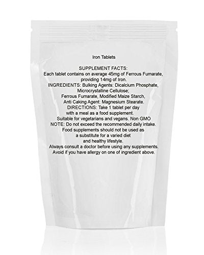 Iron Mineral 14 mg 30 Tablets Quality Products Nutrition Health Food Supplements HEALTHY MOOD UK Quality Nutrients - BeesActive Australia