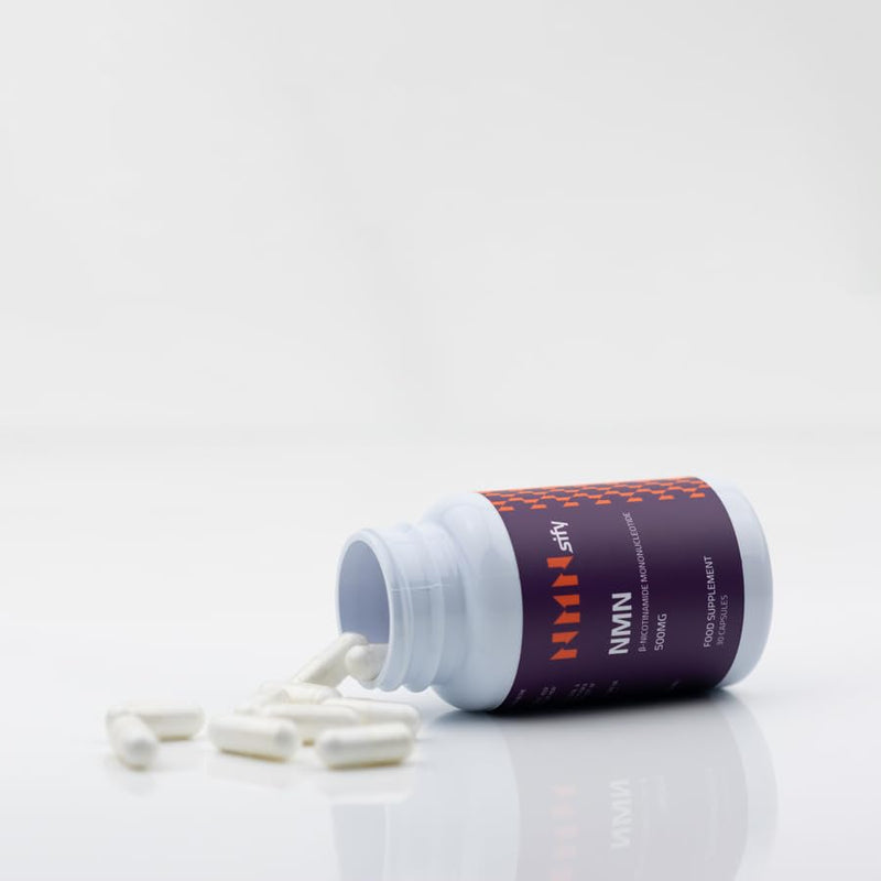 NMN Supplement 500mg, Antioxidant and Energy Support, No Chemicals Or Synthetic Fillers, 500mg per Serving, 60 Vegan Capsules - BeesActive Australia