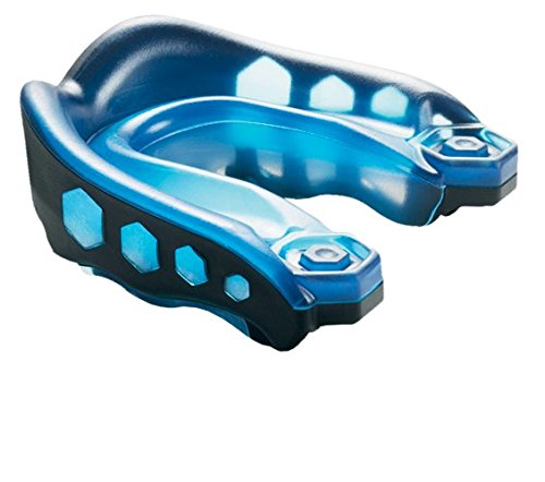 Shock Doctor Gel Max Mouth Guard, Sports Mouthguard for Football, Lacrosse, Hockey, Basketball, Flavored mouth guard, Youth & Adult Non-flavored BLUE/BLACK - BeesActive Australia