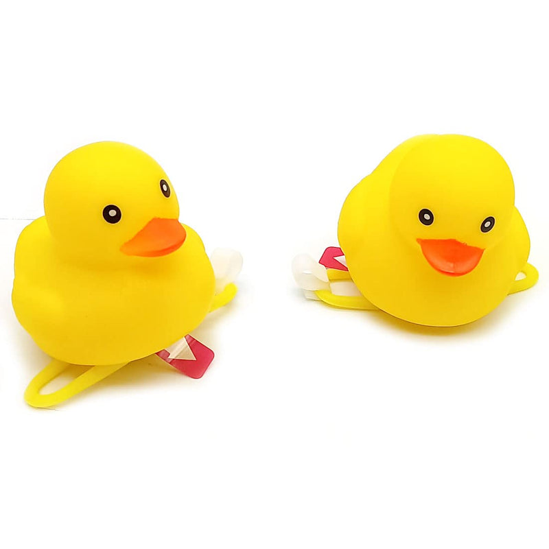 Duck Bike Bell 2 Pcs, Rubber Duck Bicycle Accessories, Bicycle Horns Mountain Bike Handlebar Light Bicycle Accessories - BeesActive Australia