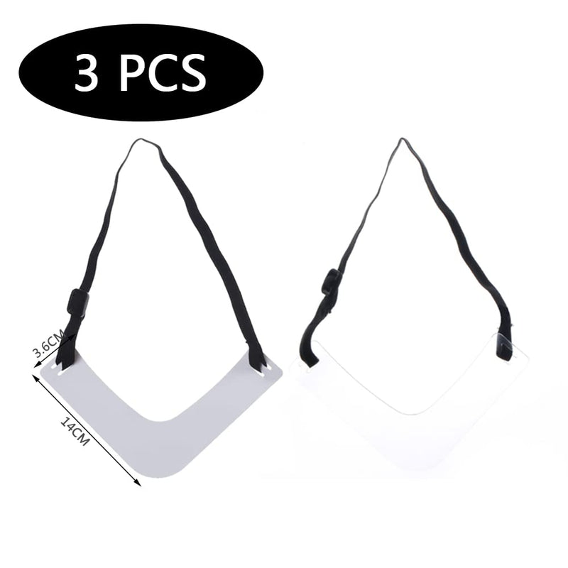 3 Pcs Beard Neckline Guide Beard Shaper Beard Trimming Tool for DIY Shaving and Keeping Neckline Haircuts - BeesActive Australia