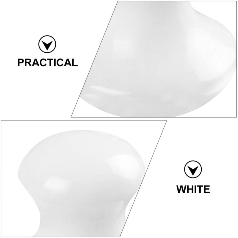 OSALADI 2Pcs Gua Sha Tools Quartz Mushroom Face Massager Health Jade Stones Mushroom Scraping Massage Tool for Women Home Spa, White - BeesActive Australia