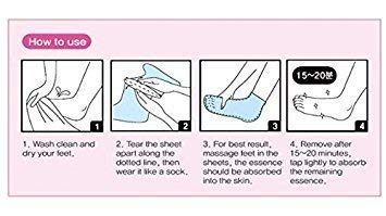 [OBS lab] Silk Therapy FOOT MASK 1 Pair x 5 Packs, This Foot Care Sheet Mask Moisturizes and Nourishes Foot Skin with Herb Complex for the Dry Foot - BeesActive Australia