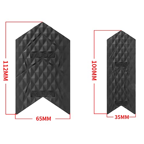 MUQZI 5 Pack Bike Frame Guard Protecter, Bicycle Chainstay Protection Sticker Silicone Anti Scratch Frame Pad for Mountain Bike, BMX, Road Bike - BeesActive Australia